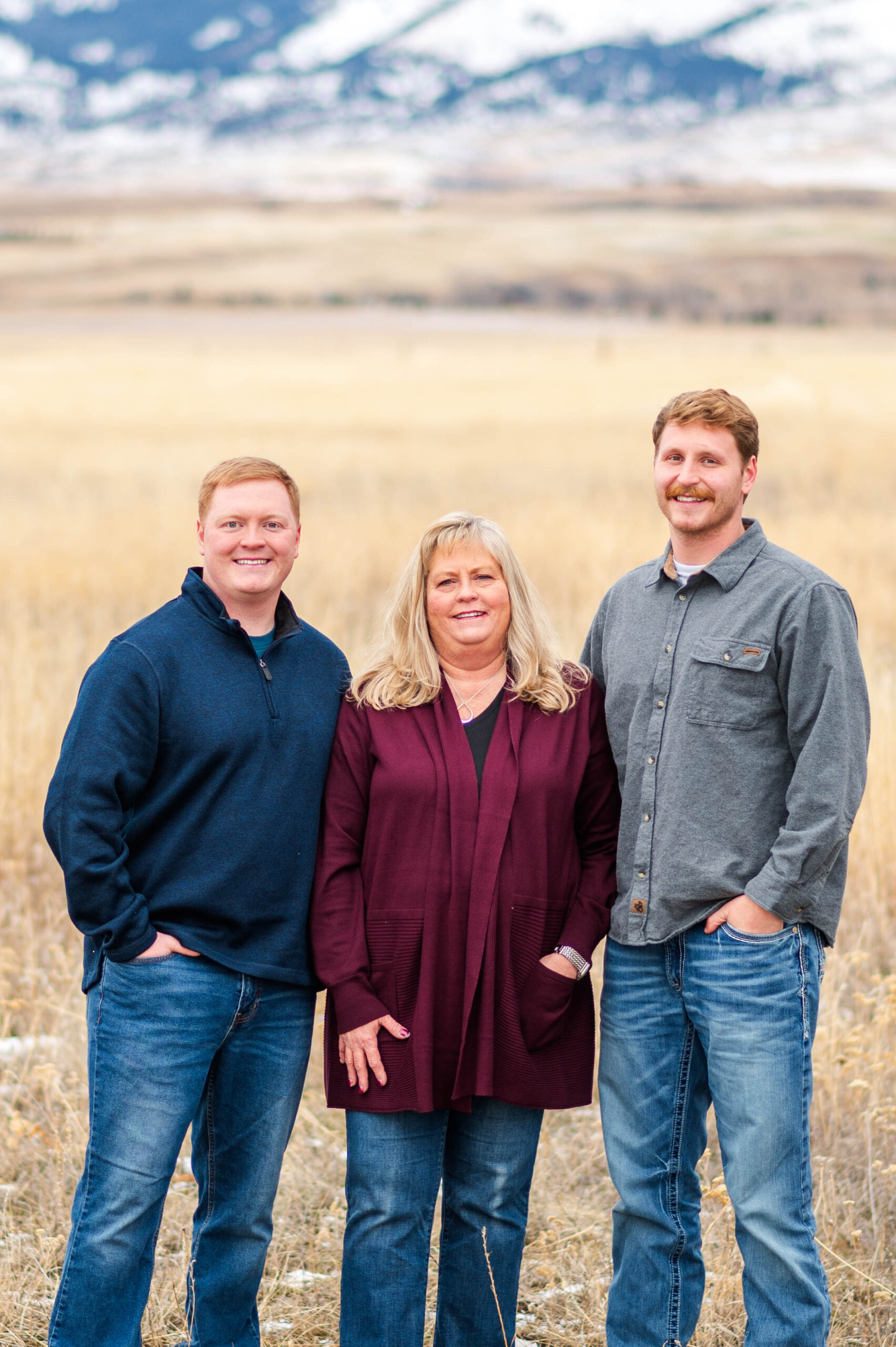 A mom and her sons in Belgrade, Montana by Laramee Love Photography