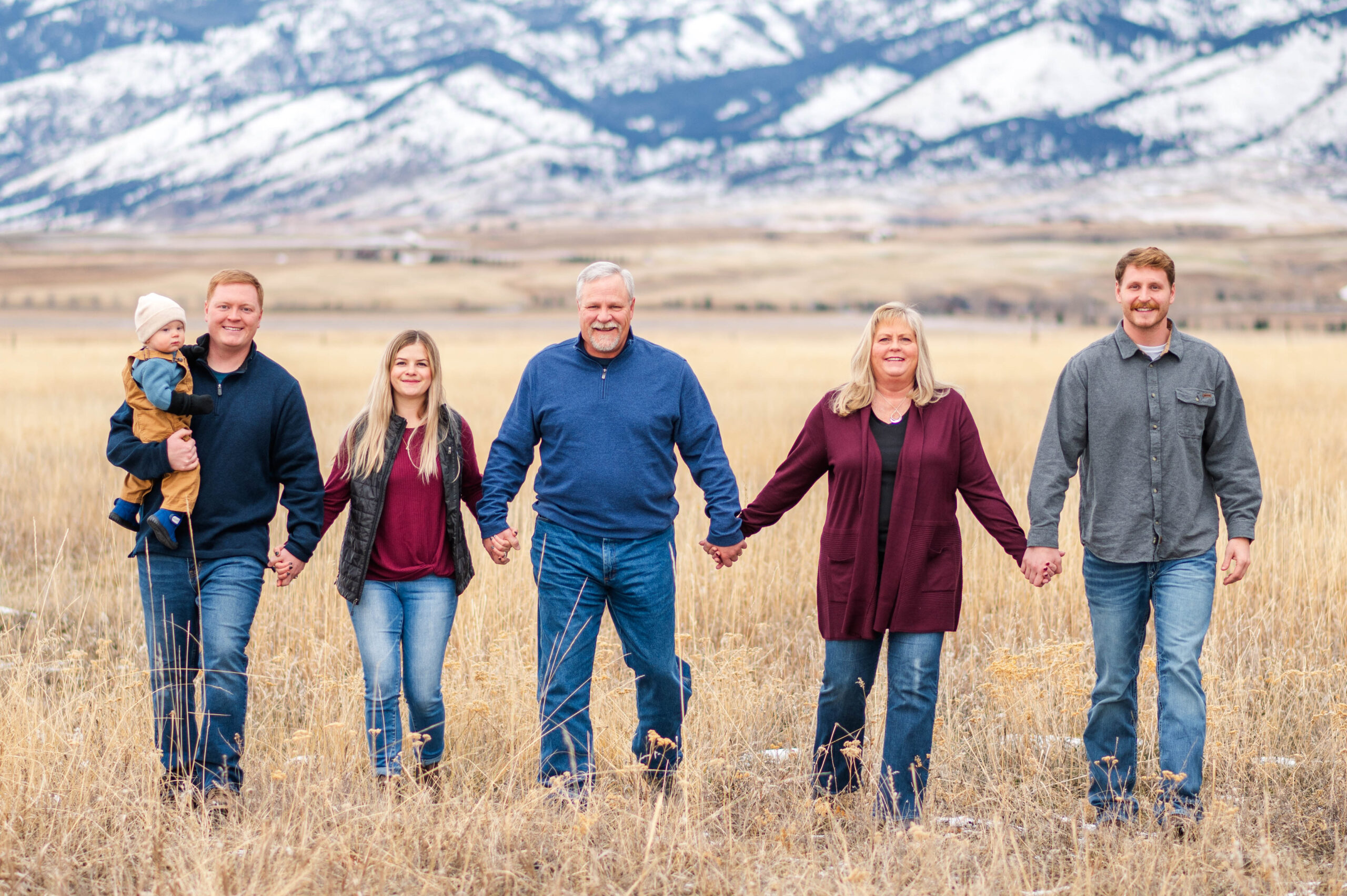 Christmas family reunion in Belgrade, MT